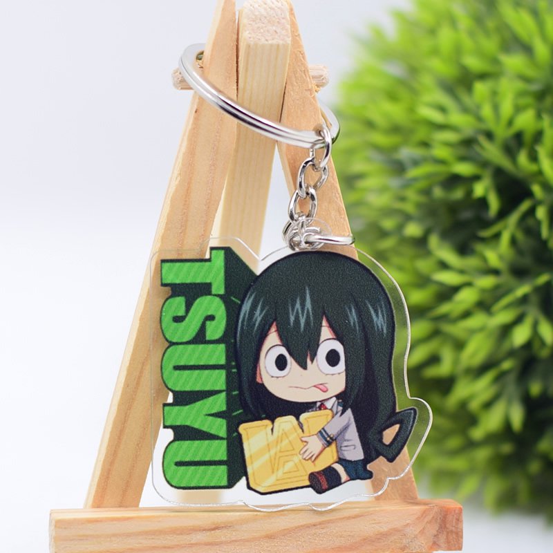 My Hero Academia Tsuyu Asui Acrylic Keychain Keyring Pendant Anime Boku ...