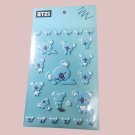 BTS Bangtan Boys BT21 Koya 3D Bubble Stickers Set Scrapbooking Decal Stationery Kpop School Supplies