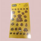 BTS Bangtan Boys BT21 Spooky 3D Bubble Stickers Set Scrapbooking Stationery Kpop School Supplies