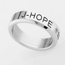 BTS J-Hope Bias Name Ring Band Bangtan Boys Jewelry Accessories Kpop BT21