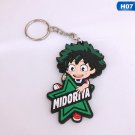 My Hero Academia Izuku Midoriya Rubber Keychain Keyring Pendant Accessories Boku No Hero Anime