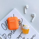 Apple Airpods Orange Ice Cream Fruit Cover Bluetooth Wireless Earphone Japanese Korean Cover Kawaii
