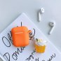 Apple Airpods Orange Ice Cream Fruit Cover Bluetooth Wireless Earphone Japanese Korean Cover Kawaii