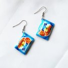 Handmade Ramen Instant Noodles Drop Earrings Kawaii Cute Japanese Food