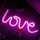 Love Neon Lights Sign Led Night Light Battery USB Charging Decorative Novelty Lamp Home