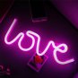 Love Neon Lights Sign Led Night Light Battery USB Charging Decorative Novelty Lamp Home