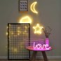 Love Neon Lights Sign Led Night Light Battery USB Charging Decorative Novelty Lamp Home