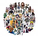 50 PCS Sticker Set My Hero Academia Laptop Phones Suitcase Bike Car Skateboard Decal Anime Japanese