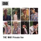 Exo 8PC The War Private Version Photocards Lomo Cards Prints Kpop Photo Cards