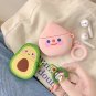 Apple Airpods Cute Avocado Fruit Cover Bluetooth Wireless Earphone Japanese Korean Cover Kawaii