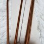 Environmental Rose Gold 5pcs Reusable Stainless Steel Straw Metal Smoothies Boba with Brush Bag