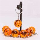 Anime Dragon Ball Z Keychain 7 Stars Balls 2.7cm PVC Figures Toys Keychain Pendant Star Keyring