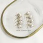 Fresh Water Pearls Stud Earrings French Baroque Statement Drop Small Simple Jewelry