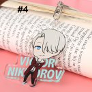 Yuri On Ice Acrylic Keychain Keyring Pendant Accessories Anime Japanese