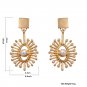 Simulated Pearls Drop Earrings Charms Bridal Dangle Korean Elegant Earrings Bijoux Jewelry