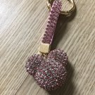 Rhinestone Crystal Keychain Keyring Tassel Mickey Bear BallPendant Bag Pendant Accessory Woman