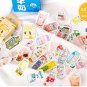50Pcs Cute Japanese Milk Drink Stationery Stickers Kawaii Paper Kids DIY Scrapbooking Diary