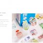 50Pcs Cute Japanese Milk Drink Stationery Stickers Kawaii Paper Kids DIY Scrapbooking Diary