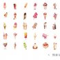 50Pcs Cute Japanese Ice Cream Summer Stationery Stickers Kawaii Paper Kids DIY Scrapbooking Diary