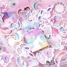 45Pcs Cute Unicorn Magical Pretty Stationery Stickers Kawaii Paper Kids DIY Scrapbooking Diary