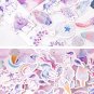 45Pcs Cute Unicorn Magical Pretty Stationery Stickers Kawaii Paper Kids DIY Scrapbooking Diary