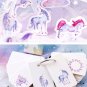 45Pcs Cute Unicorn Magical Pretty Stationery Stickers Kawaii Paper Kids DIY Scrapbooking Diary