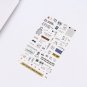 6 pcs/pack Paris London Travel Sticker Decoration Scrapbooking Label Kawaii Korean Stationery