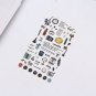 6 pcs/pack Paris London Travel Sticker Decoration Scrapbooking Label Kawaii Korean Stationery