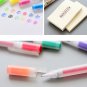 12 Pcs/lot Muji Style Gel Pen 0.5mm Color Ink Pen Maker Pen School Office Supply