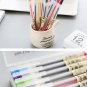 12 Pcs/lot Muji Style Gel Pen 0.5mm Color Ink Pen Maker Pen School Office Supply