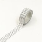 10M Grid Square Line Washi Tape Japanese DIY Planner Masking Tape Adhesive Stickers Stationery