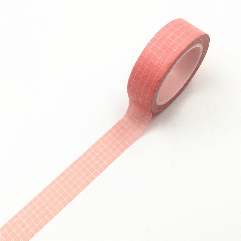 10M Grid Square Line Washi Tape Japanese DIY Planner Masking Tape Adhesive Stickers Stationery