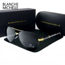 2019 Pilot Sunglasses Men Polarized UV400, High Quality Memory Metal Big Frame Pilot Sun Glasses