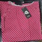 Maternity Hospital Gown 100% Cotton Plum Color S/M