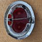 Vintage Sterling Silver Cameo Pin Broach