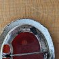 Vintage Sterling Silver Cameo Pin Broach