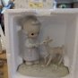 Precious Moments "To My Deer Friend" 1986 Figurine Girl Love Tender 100048 NIB