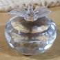 Faceted Crystal Glass Apple Paperweight