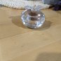 Faceted Crystal Glass Apple Paperweight