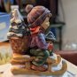Goebel Hummel Figurine, Ride into Christmas, TMK6, #396 2/0, 1982 W. Germany