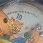 Vintage 1951 Baby World Co NY Dexterity Game Dome Lions Man With Gun Made In USA