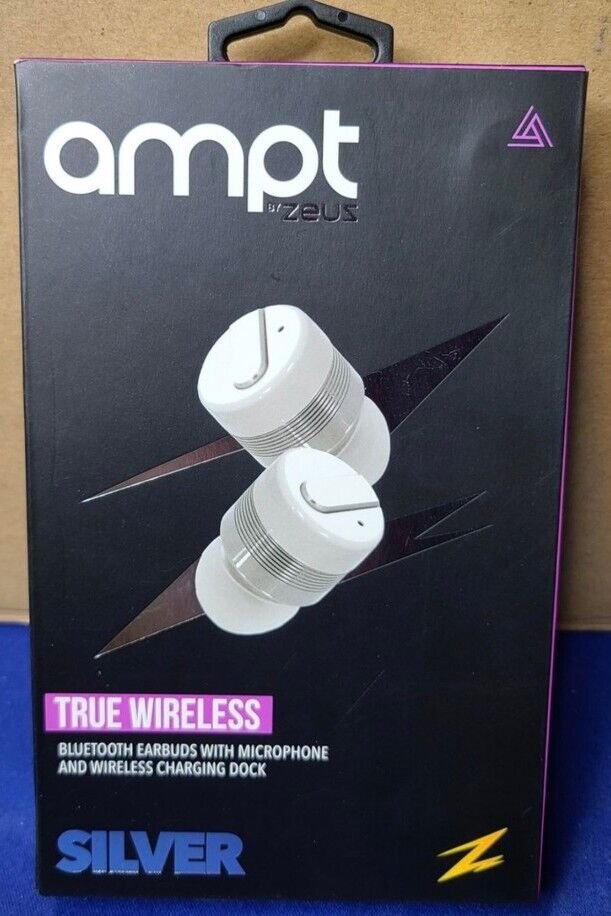 AMPT  True Wireless Bluetooth Stereo Earbuds with Quick Charger free shipping