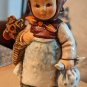 HUMMEL GOEBEL PORCELAIN FIGURE * WEARY WANDERER 1949 STAMPED #204 5 3/4" TALL