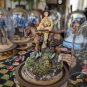John Wayne - Franklin Mint Glass Dome Sculpture - Mounted Rider of the Plain's