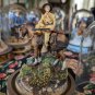 John Wayne - Franklin Mint Glass Dome Sculpture - Mounted Rider of the Plain's