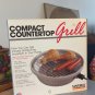 Maverick Electric Compact Countertop Grill Indoor White Stoneware 12" USA