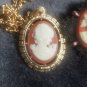 Vintage Cameo Brooches And Cameo Necklace Custom Jewelry Lot
