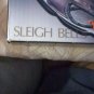CRYSTAL CLEAR STUDIOS SLIEGH BELLS PLATTER/HAND PAINTED 14" 1991 JAPAN