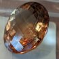 40.05 Cts Oval Shaped Imperial Topaz 22.52x19.65x12.88mm Loose Gem