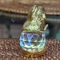 Swarovski Based Crystal Golden Koala Bear Figurine 1.5"